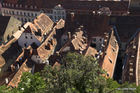Dachlandschaft  Sackgasse Graz erster Bezirk