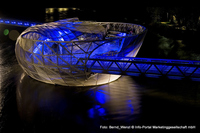 Graz  Murinsel von Vito Acconci im Bezirk Lend