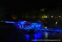 Graz  Murinsel von Vito Acconci im Bezirk Lend