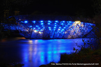 Graz  Murinsel von Vito Acconci im Bezirk Lend