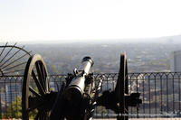 Blick vom Schlossberg ueber die Altstadt von der  Kanonenbastei: Graz erster Bezirk - Innere Stadt 