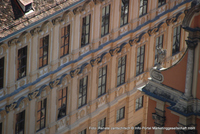 Blick vom Schlossberg in die Sackstraße. Graz 1. Bezirk - Innere Stadt 