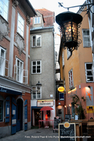 Bücherstube in der Grazer Prokopigasse und die bekannte Herzl Weinstube: Graz 1. Bezirk - Innere Stadt