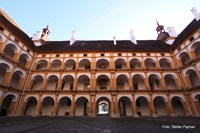 Hof im Grazer Schloss Eggenberg. Graz  14. Bezirk - Eggenberg