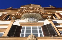 Fassade des Grazer Schloss Eggenberg. Graz  14. Bezirk - Eggenberg