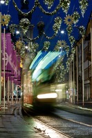 Graz Bezirk 1 I Weihnachts Bim Strassenbahn Herrengasse innere Stadt Altstadt