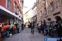 Steiermark Fanmeilen Fanlaeuten Flashmob Graz 20110219 27