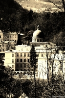 Blick auf die Kirche des Landeskrankenhauses. Graz 10. Bezirk - Ries 