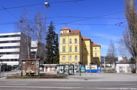 Riesplatz Straßenbahn-Endstation. Graz 10. Bezirk - Ries 