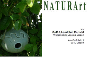 NATURArt, Naturerlebnis ,Golfanlage Ennstal Weissenbach, Natur ,Augen weiden ,Kunst im öffentlichen Raum