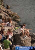 Citybeach Murpromenade Hauptbruecke Graz 20110520 2