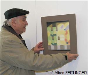 Prof. Alfred Zeitlinger,Prof. Ulf Mayer, Stift Rein, Cellarium, Ehrenzeichen des Landes Steiermark, Ehrung, Ausstellung, Ausstellungen in Stift Rein, Ausstellungen in Graz