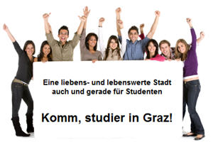Studienrichtungen,interessante Sportkurse,Grazer Universitäten und Fachhochschulen,USI,Infostellen,Studierenden,schöne Wohnmöglichkeit,Graz und Umgebung