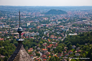 Blick von der Burgruine Gösting