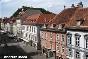 Herrengasse - barocke Prachtstraße im Zentrum von Graz 