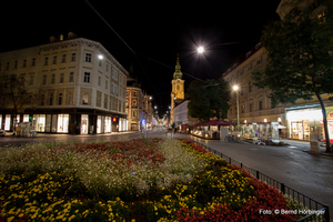 Blick auf die Grazer Herrengasse vom Eisernen Tor