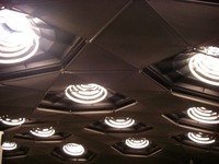 Architekturdetail - Kunsthaus Graz vor der Fertigstellung
