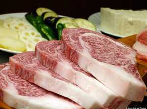 Rindfleisch,Kobe-Rind,roh,Lebensmittel,Japan,Rippenstückfleisch,