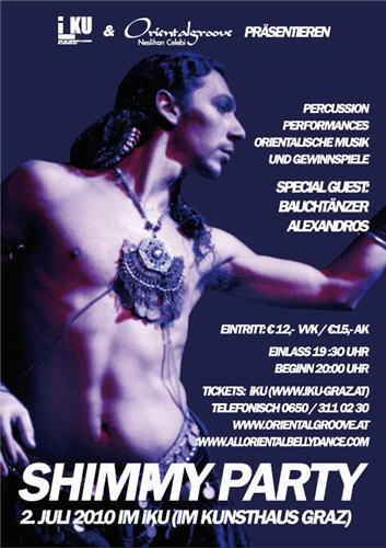 Shimmy Party, Orientalischer Tanz, orientalische Musik, IKU Graz