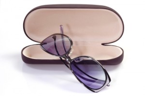 Sunglasses with spectacle case
