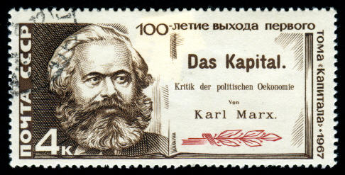 Karl Marx,sowjetische Briefmarke,russisch,Kommunismus,Turbo Kapitalismus,Planwirtschaft,Sozialismus
