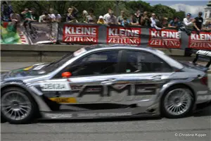 Bevor die DTM-Boliden in Spielberg an den Start rollen, kurvten sie am 26. Mai Graz. 