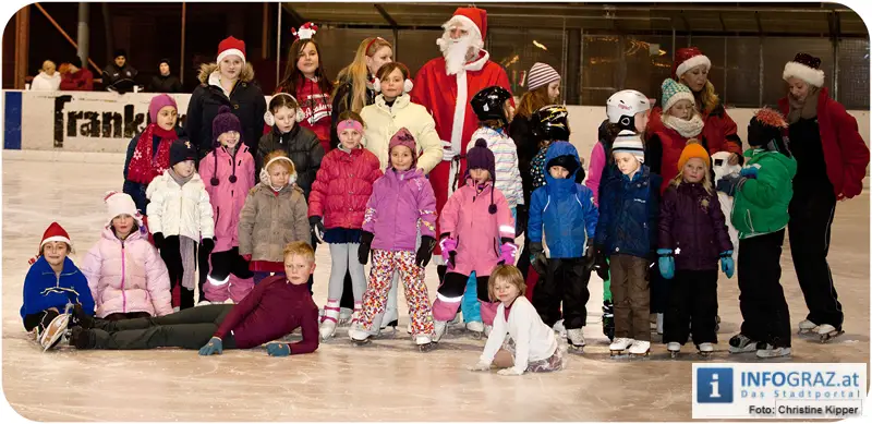 Weihnachtsmann beim Eissportclub ESC Graz - 065