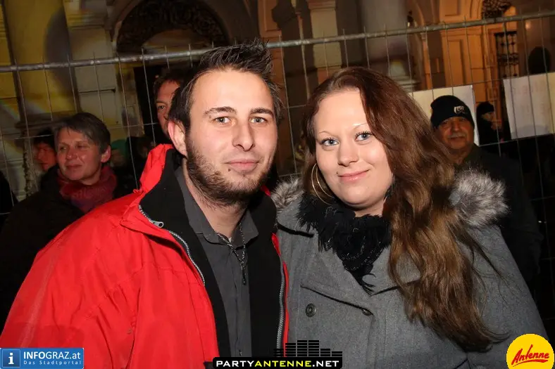 Antenne Silvesterdorf Hauptplatz Graz - 007