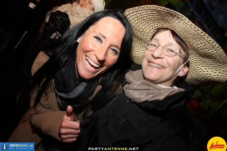 Antenne Silvesterdorf Hauptplatz Graz - 012