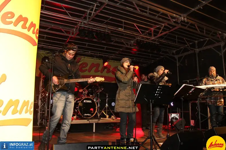 Antenne Silvesterdorf Hauptplatz Graz - 017