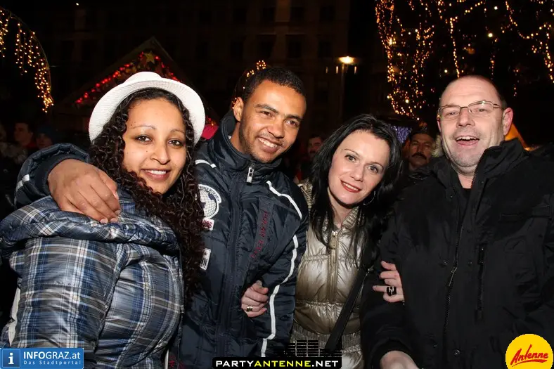 Antenne Silvesterdorf Hauptplatz Graz - 019