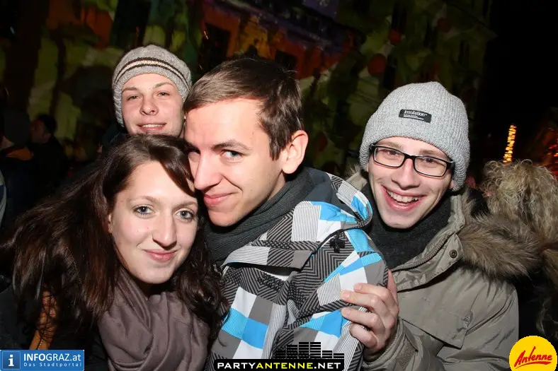 Antenne Silvesterdorf Hauptplatz Graz - 021