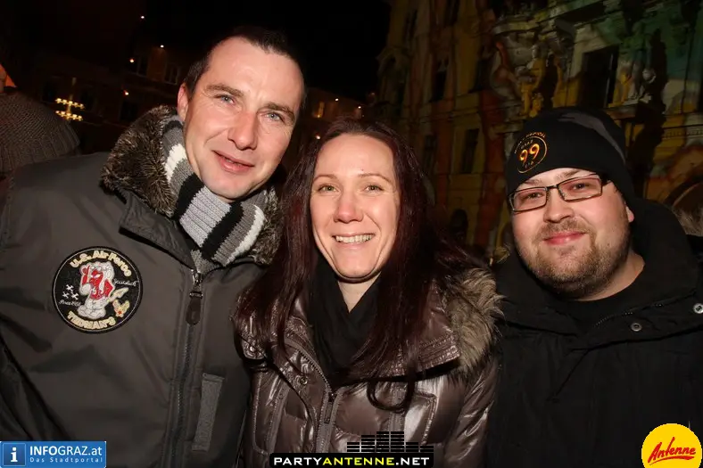 Antenne Silvesterdorf Hauptplatz Graz - 027