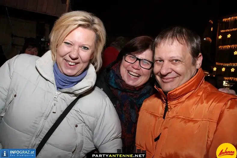 Antenne Silvesterdorf Hauptplatz Graz - 029