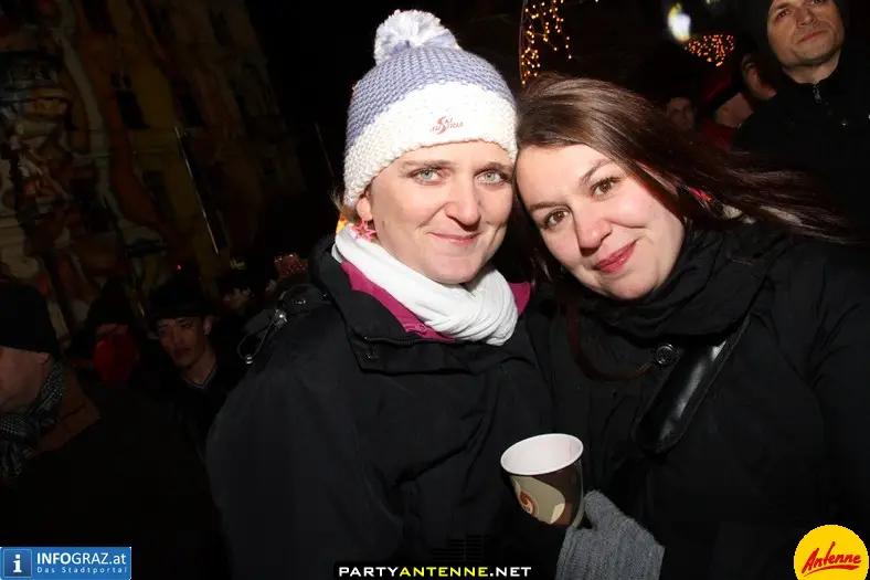 Antenne Silvesterdorf Hauptplatz Graz - 036