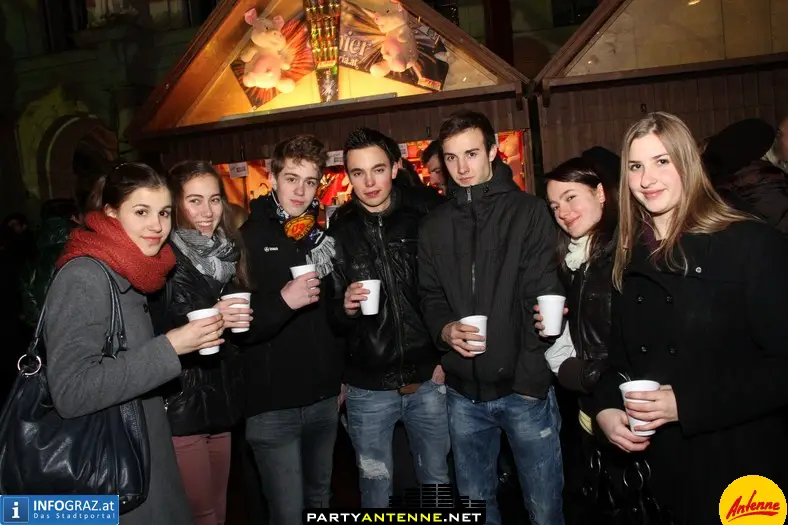 Antenne Silvesterdorf Hauptplatz Graz - 039