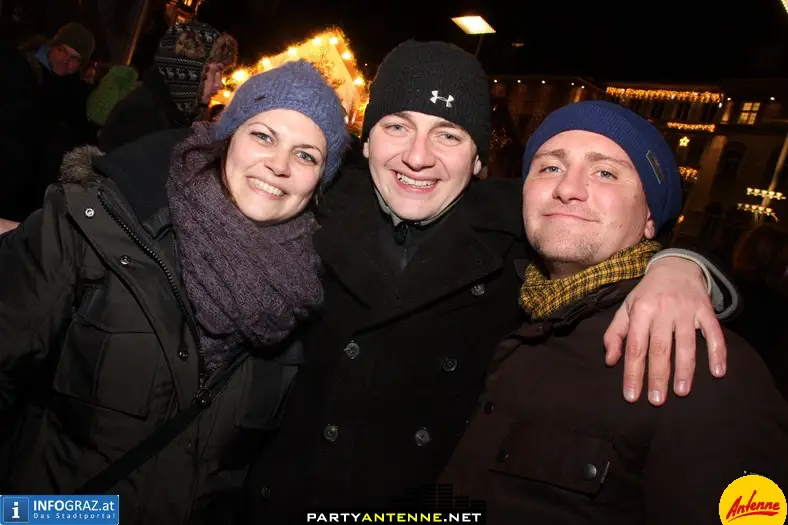 Antenne Silvesterdorf Hauptplatz Graz - 044