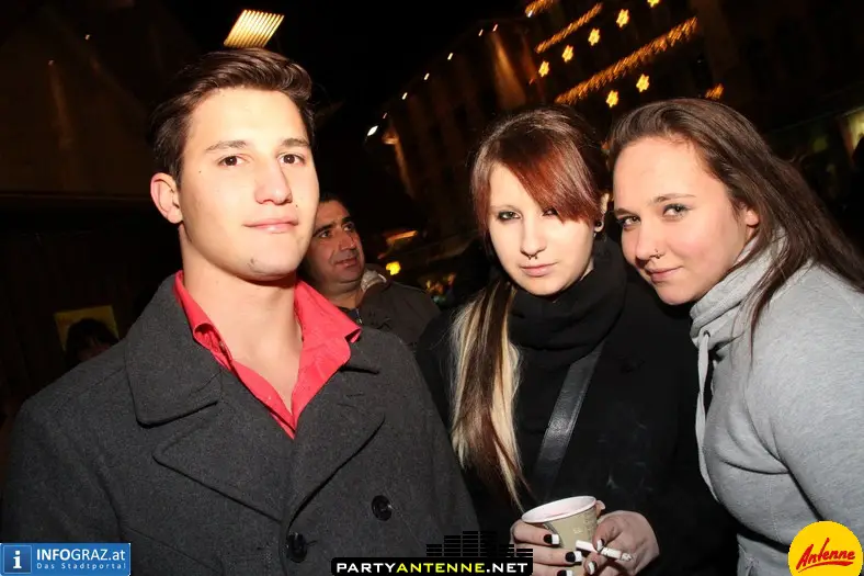 Antenne Silvesterdorf Hauptplatz Graz - 049