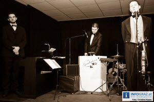 EDDIE LUIS & DIE GNADENLOSEN,sonntagsbrunch,kulturwerkstatt,10.3.2013,voriges jahrhundert,unbeschwerte musik,schmunzeln,lachen,witzig,kunstvoll,virtuosen