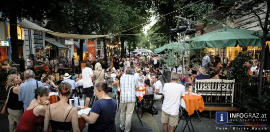 graz,la strada,27.7.2013,performance,atempo,gruppe atempo circ,spanien,akrobatik,zeitgenössischem,tanz,livemusik, bühne,sommer,stadt,grazer,grazerin,reise in die eigene stadt,zonen,wahrnehmen