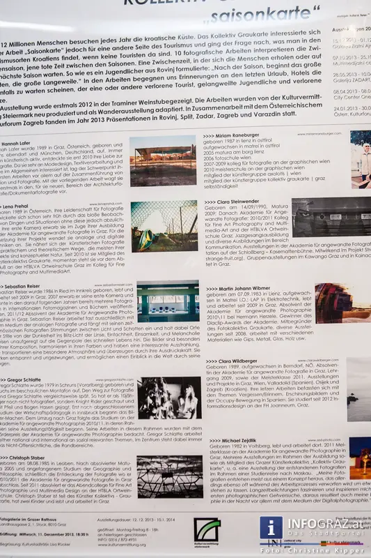 KOLLEKTIV GRAUKARTE ‚saisonkarte‘ - Vernissage am 11. Dezember 2013 in der Rathausgalerie - 054