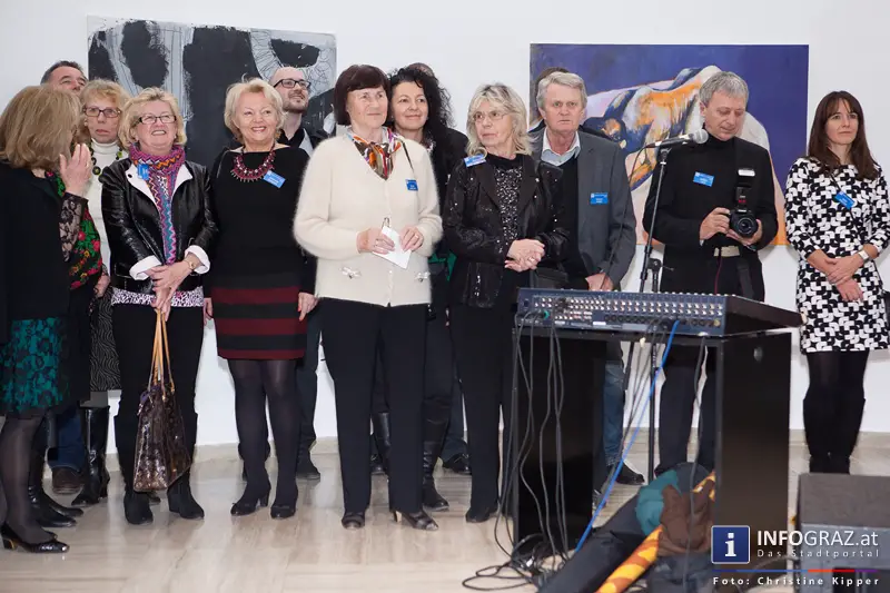 Jahresausstellung Künstlerbund Graz – Halle für Kunst und Medien – Vernissage am 13.12.2013 - 066