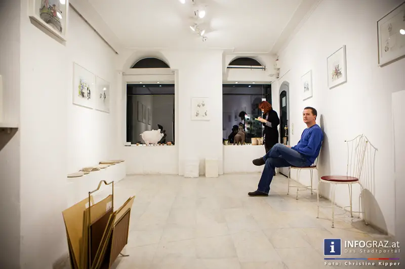 Vernissage im DA LOAM in der Mariahilferstraße am 27. Dezember 2013 - 023