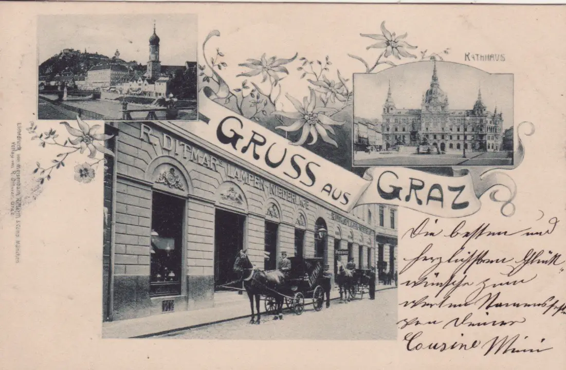 Grazer Postkarten © Manfred M. Strasser - Gruß aus Graz 1899