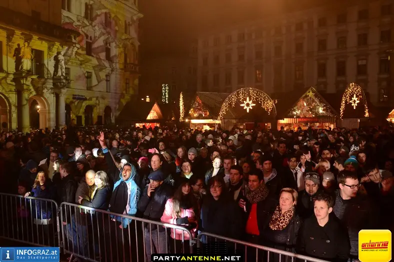 Silvesterdorf Graz - Antenne Steiermark - Dienstag, 31. Dezember 2013 - Hauptplatz - 022