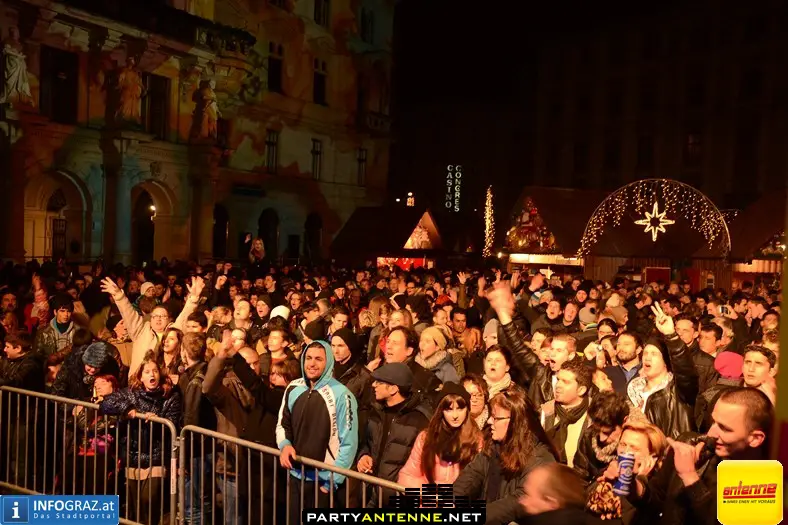 Silvesterdorf Graz - Antenne Steiermark - Dienstag, 31. Dezember 2013 - Hauptplatz - 026