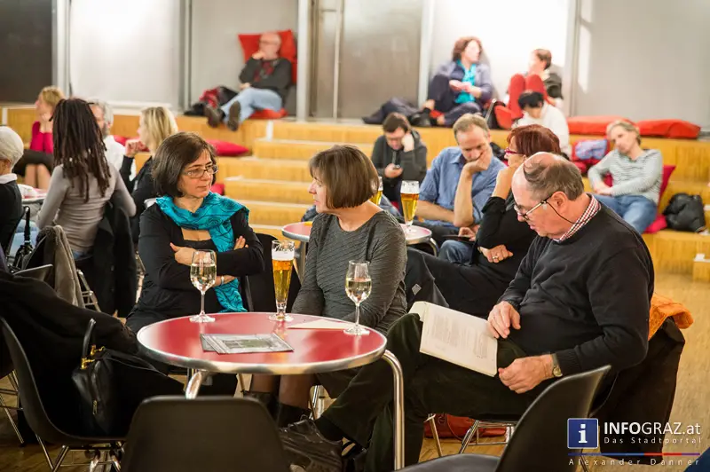 Kurt Palm im Grazer Literaturhaus am 21.1.2014 - Lesung 'Bring mir die Nudel von Gioachino Rossini' - 002