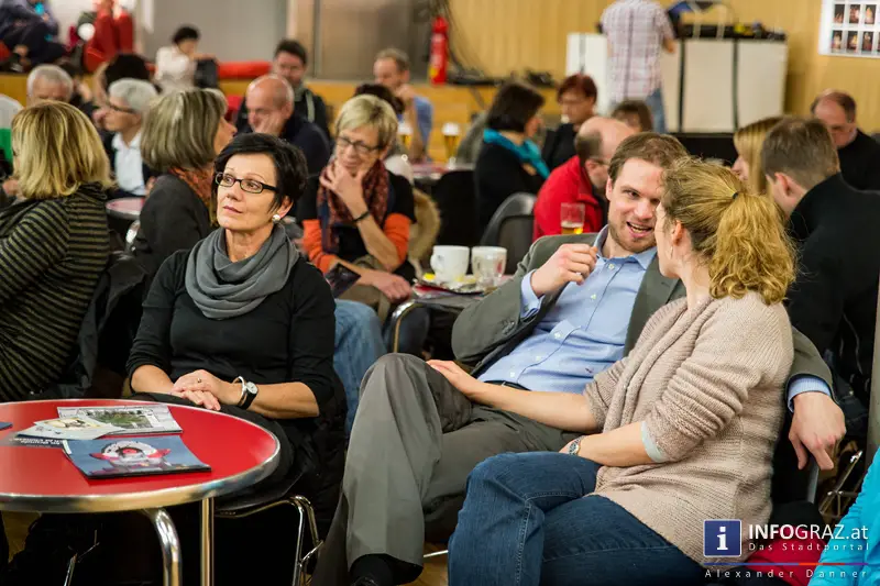 Kurt Palm im Grazer Literaturhaus am 21.1.2014 - Lesung 'Bring mir die Nudel von Gioachino Rossini' - 003