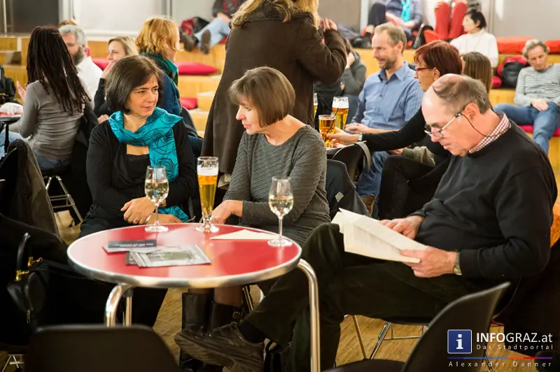 Kurt Palm im Grazer Literaturhaus am 21.1.2014 - Lesung 'Bring mir die Nudel von Gioachino Rossini' - 004