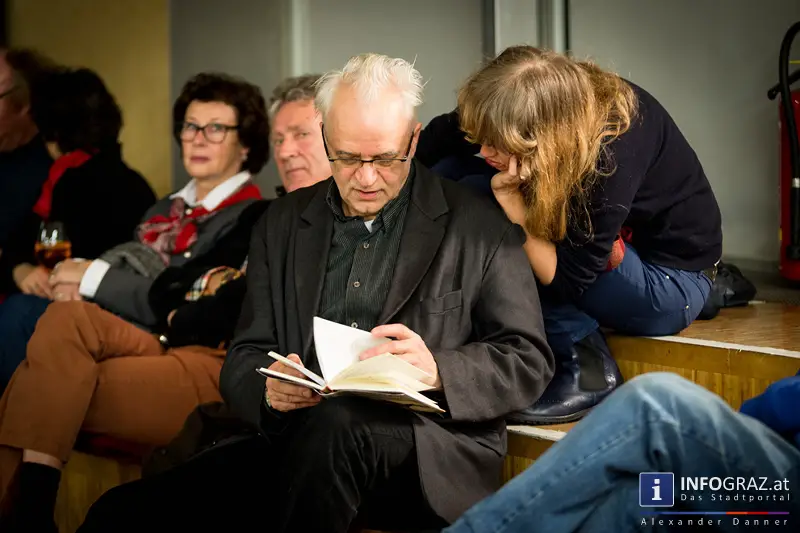 Kurt Palm im Grazer Literaturhaus am 21.1.2014 - Lesung 'Bring mir die Nudel von Gioachino Rossini' - 008